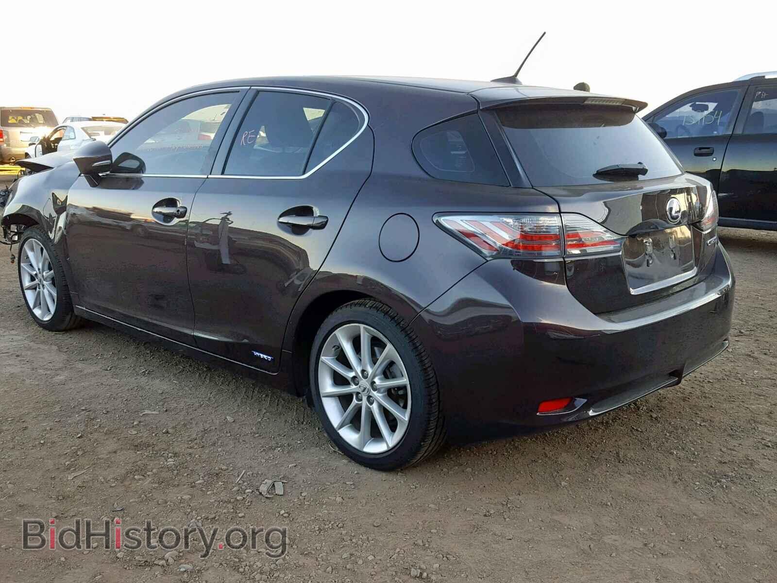 2012 LEXUS CT 200 - VIN: JTHKD5BH6C2104884 - Фото 3