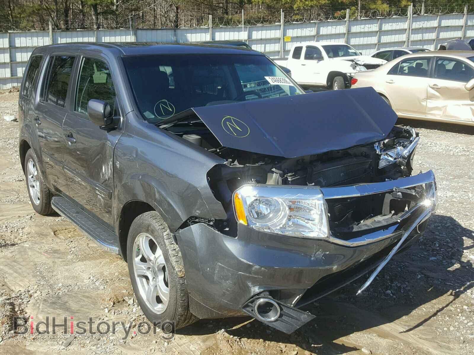 Фотография 5FNYF4H79CB005567 - HONDA PILOT 2012