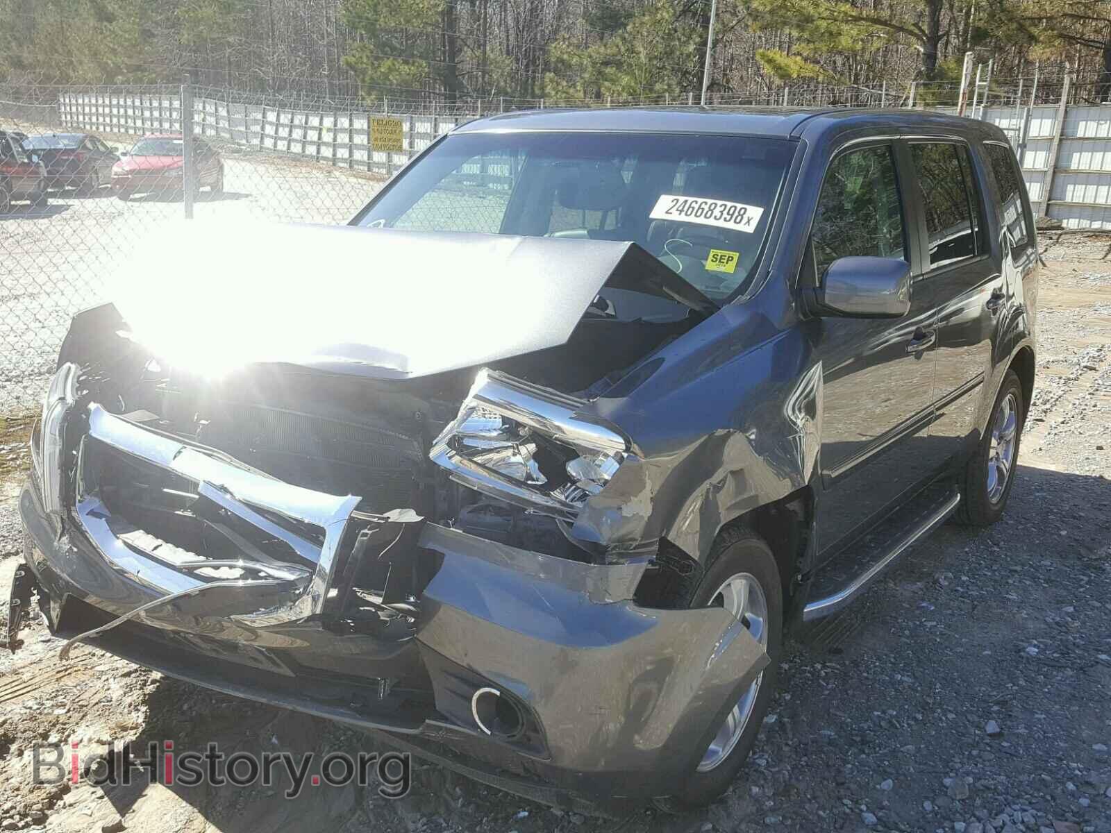 2012 HONDA PILOT - VIN: 5FNYF4H79CB005567 - Фото 2