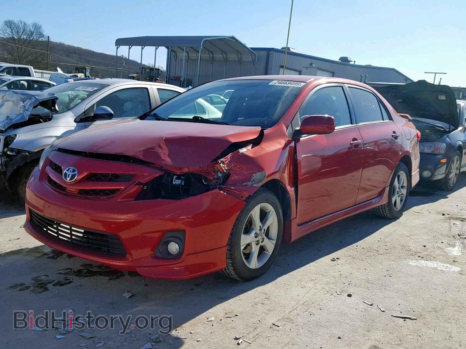 2012 TOYOTA COROLLA BA - VIN: 2T1BU4EE4CC879070 - Фото 2