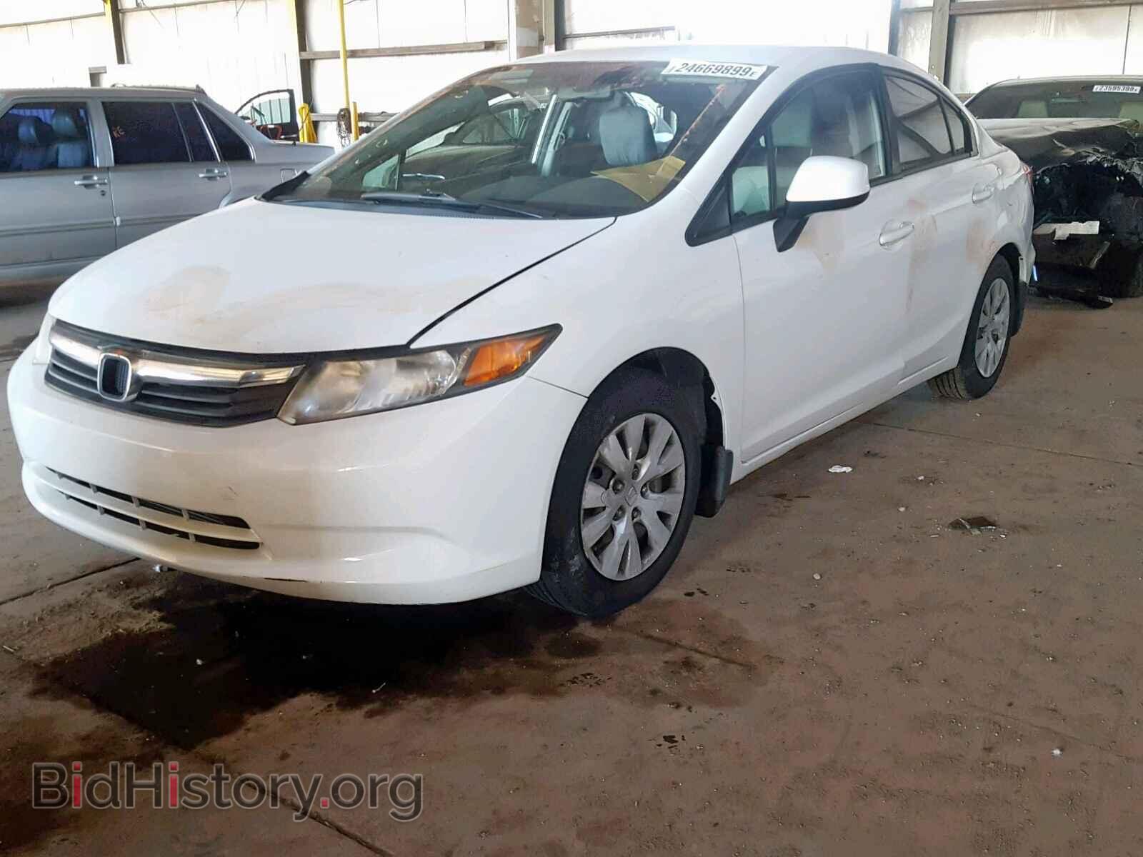 2012 HONDA CIVIC LX - VIN: JHMFB2F50CS002244 - Фото 2