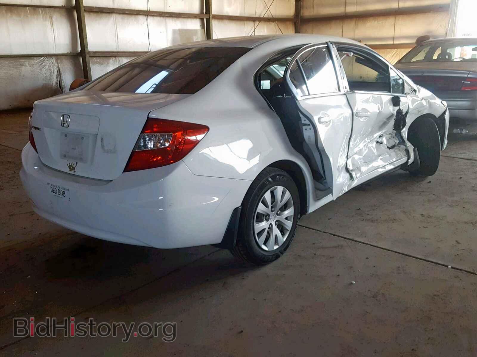 2012 HONDA CIVIC LX - VIN: JHMFB2F50CS002244 - Фото 4