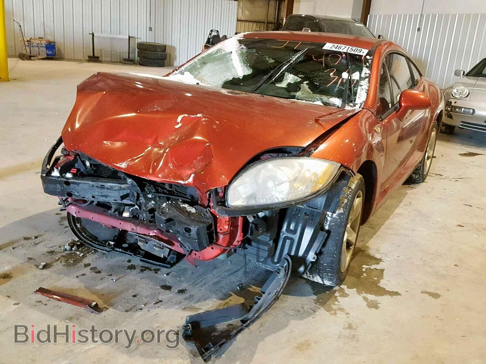 2008 MITSUBISHI ECLIPSE - VIN: 4A3AK24F78E004017 - Фото 2