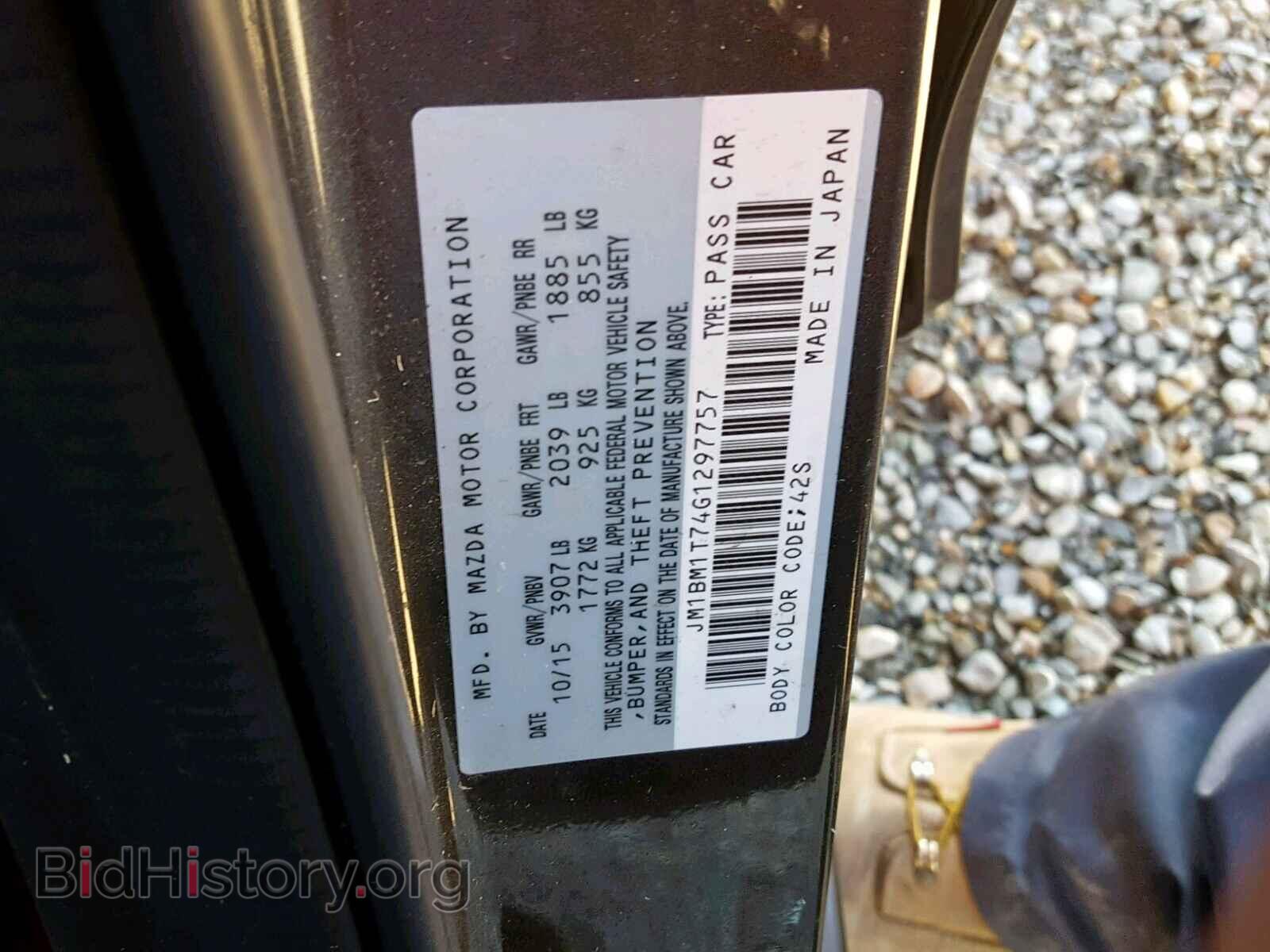 2016 MAZDA 3 - VIN: JM1BM1T74G1297757 - Фото 10