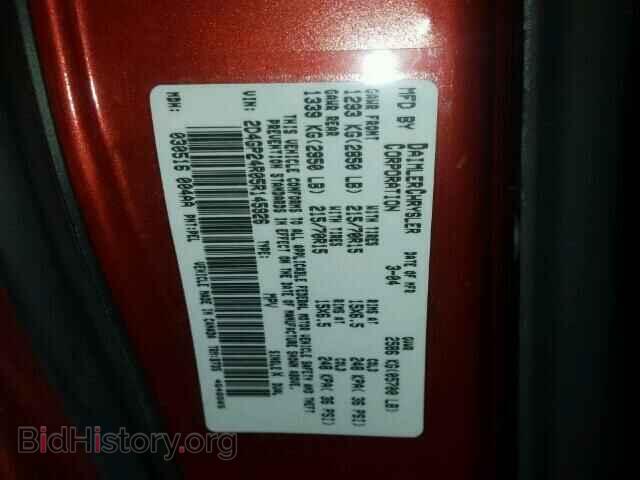 2005 DODGE CARAVAN - VIN: 2D4GP24R05R145926 - Фото 10