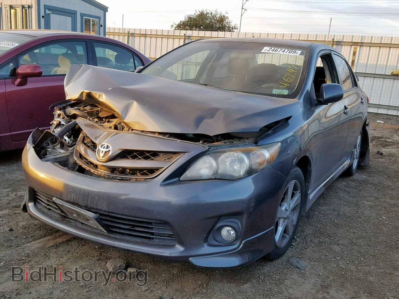 2011 TOYOTA COROLLA BA - VIN: 2T1BU4EE6BC633734 - Фото 2