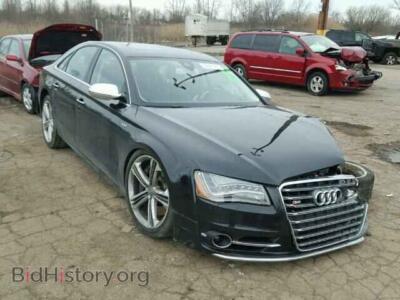 2013 Audi S8 S8 Quattro, черный — VIN WAUD2AFD2DN024799, Copart