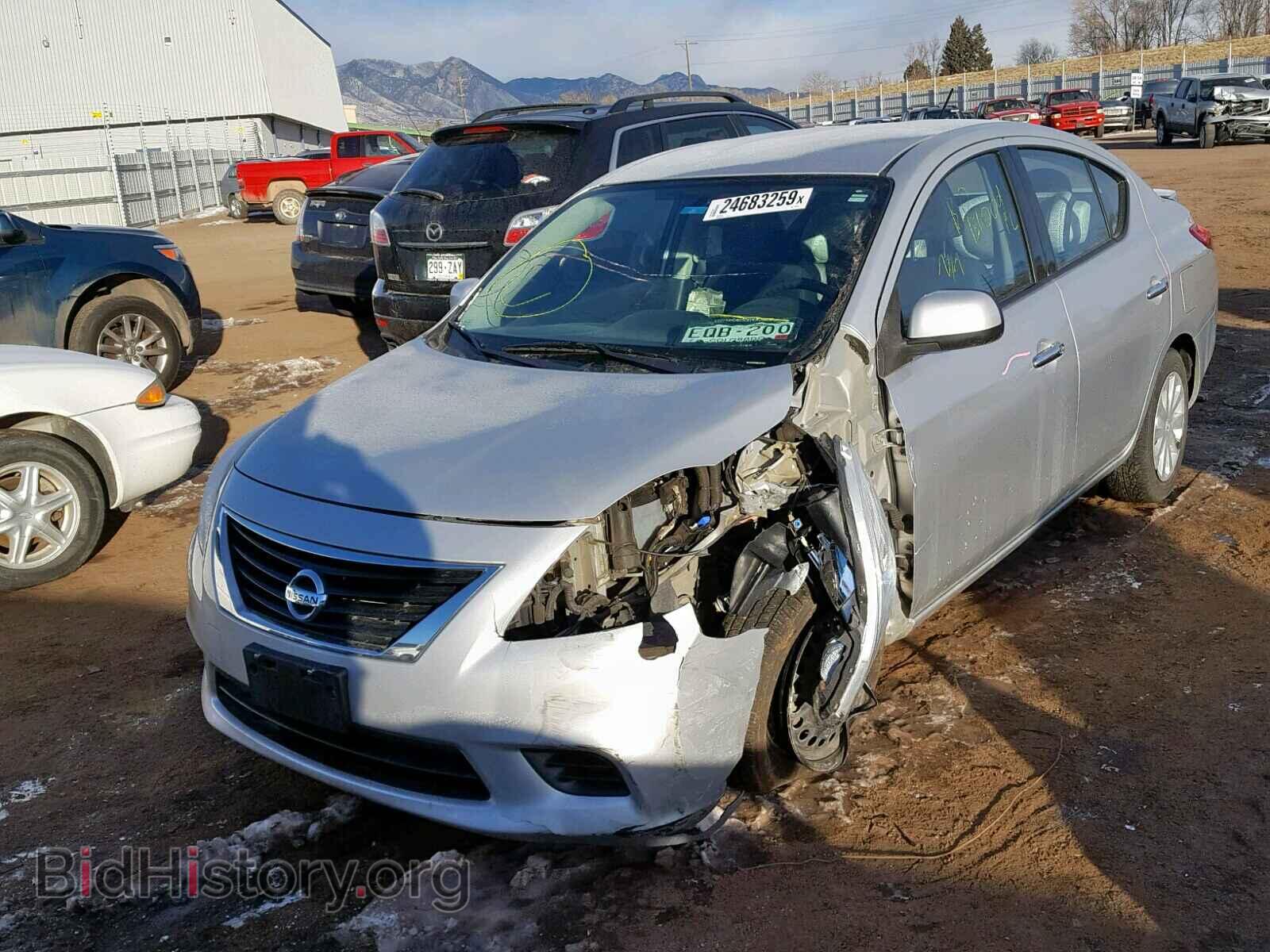2014 NISSAN VERSA - VIN: 3N1CN7AP6EL817747 - Фото 2