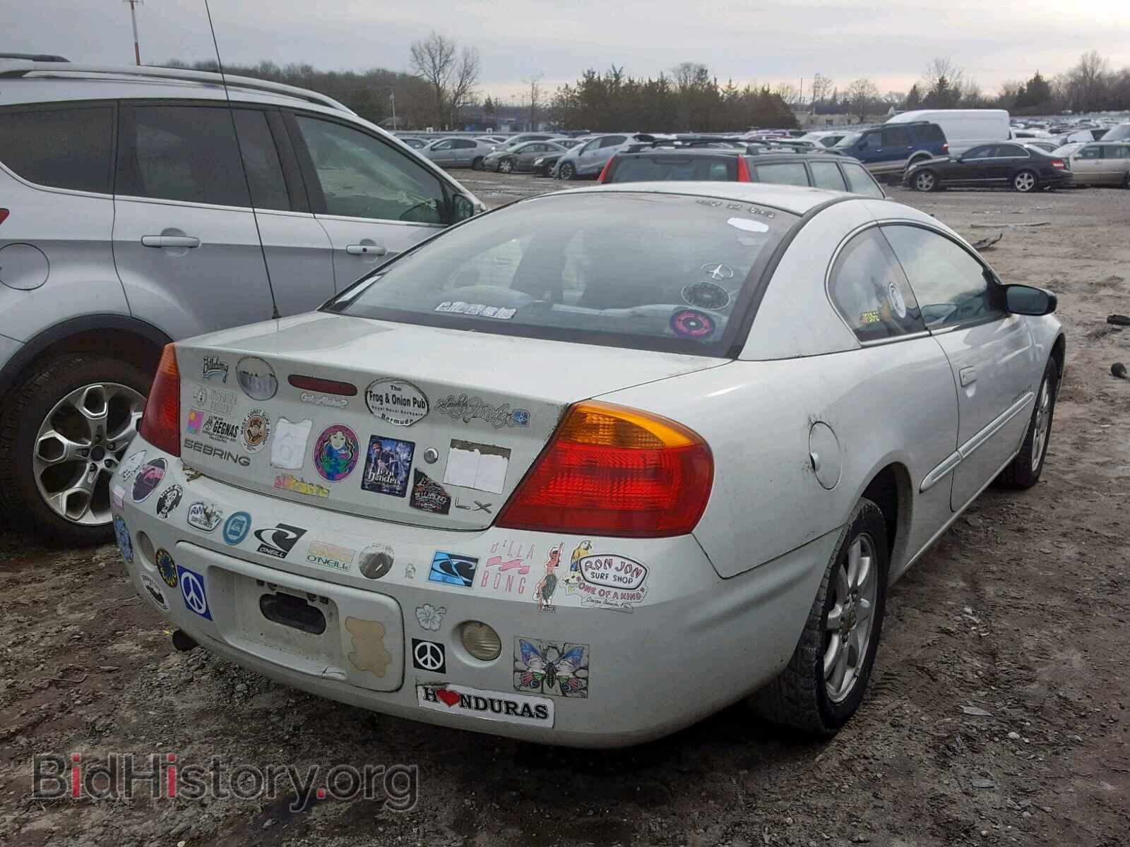 2001 CHRYSLER SEBRING - VIN: 4C3AG42G21E081625 - Фото 4