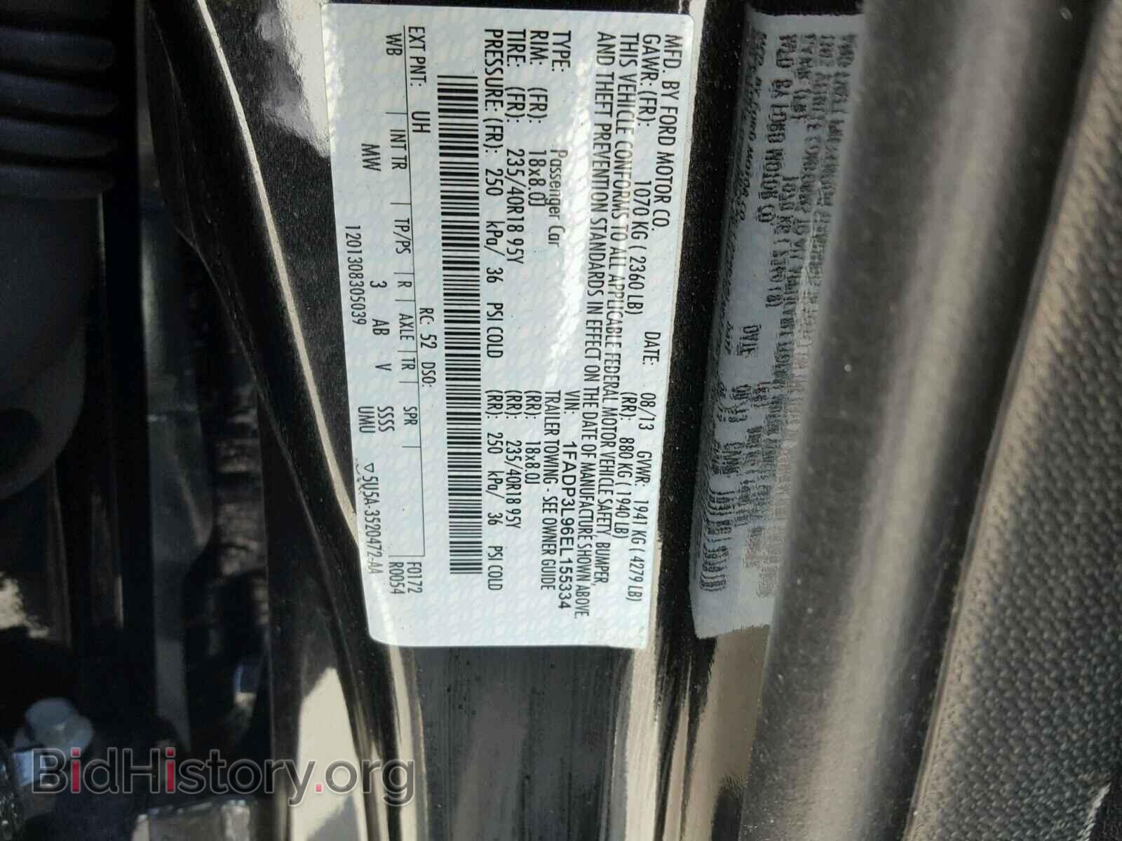 2014 FORD FOCUS - VIN: 1FADP3L96EL155334 - Photo 10