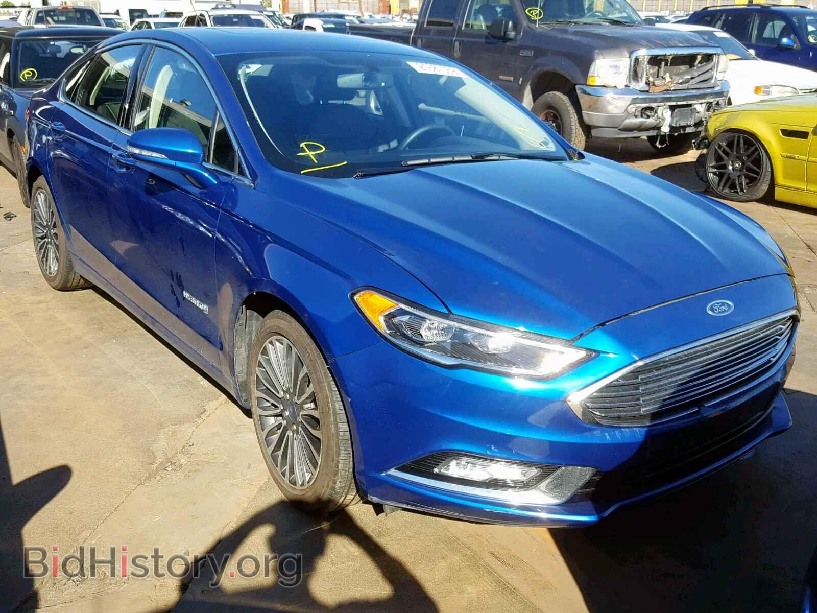 Фотография 3FA6P0LU6HR267018 - FORD FUSION SE 2017