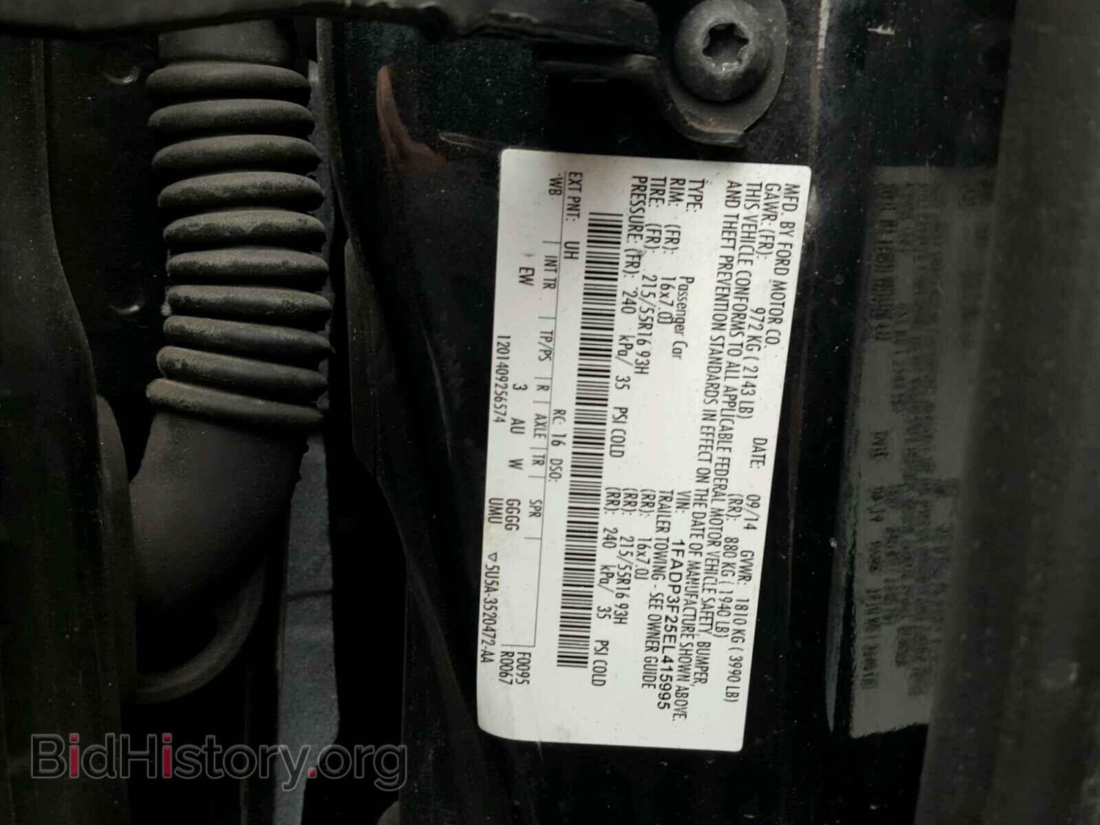 2014 FORD FOCUS - VIN: 1FADP3F25EL415995 - Photo 10