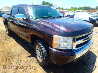 2008 Chevrolet SILVERADO, темно-бордовый — VIN 2GCEK13C081120232, Copart