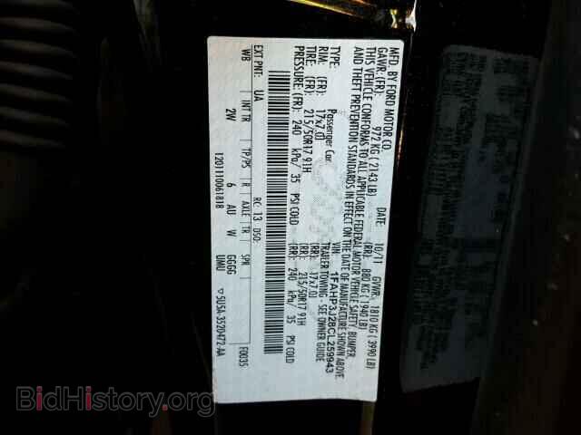 2012 FORD FOCUS - VIN: 1FAHP3J28CL259943 - Photo 10