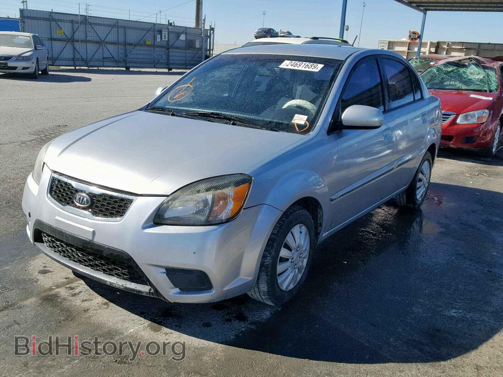 2011 KIA RIO BASE - VIN: KNADH4A34B6748399 - Фото 2