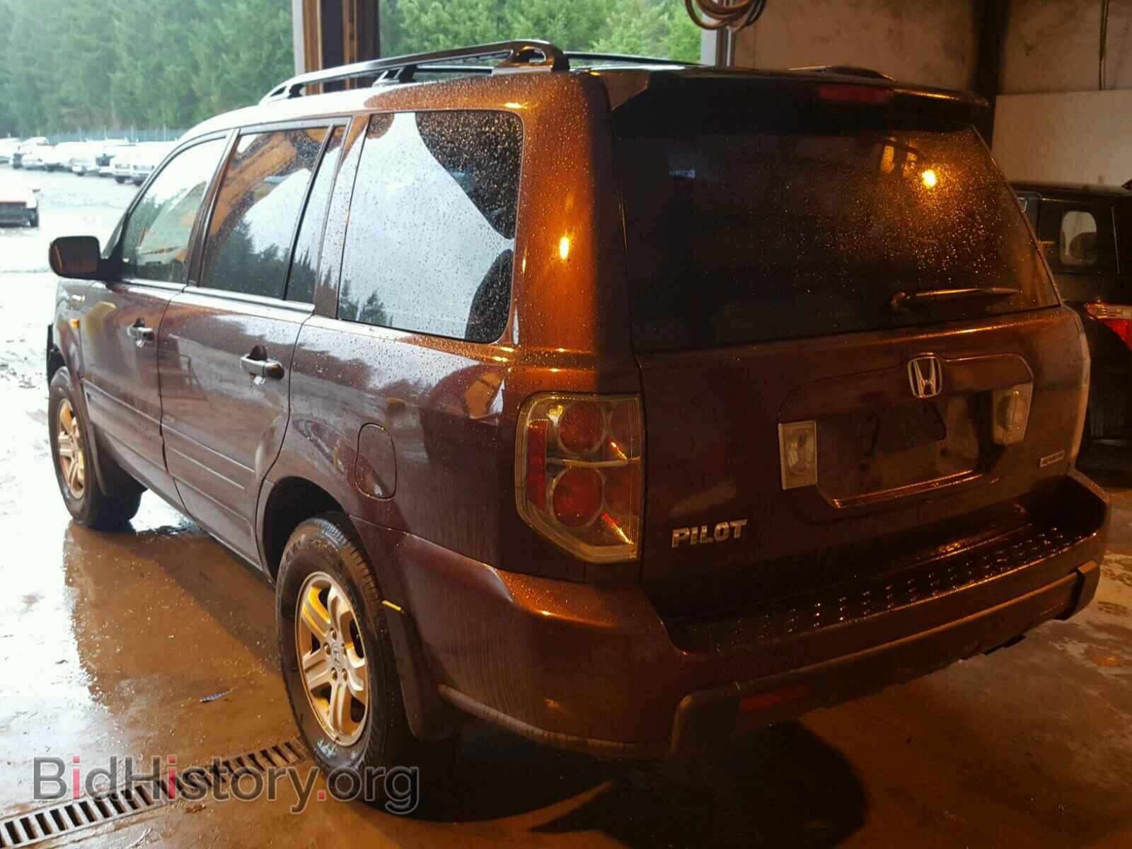 2007 HONDA PILOT - VIN: 2HKYF18187H502787 - Фото 3