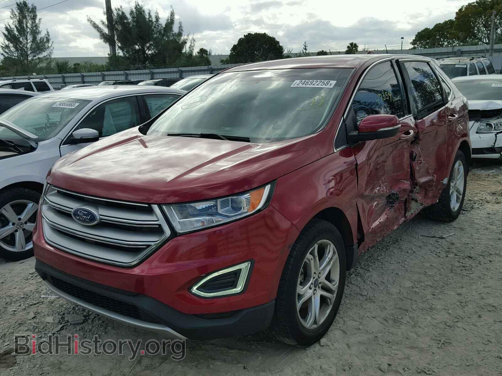 2015 FORD EDGE - VIN: 2FMTK3K91FBB06822 - Фото 2