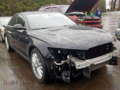 2012 Audi A6 A6 Premium, black — VIN WAUBGAFC4CN019201, Copart