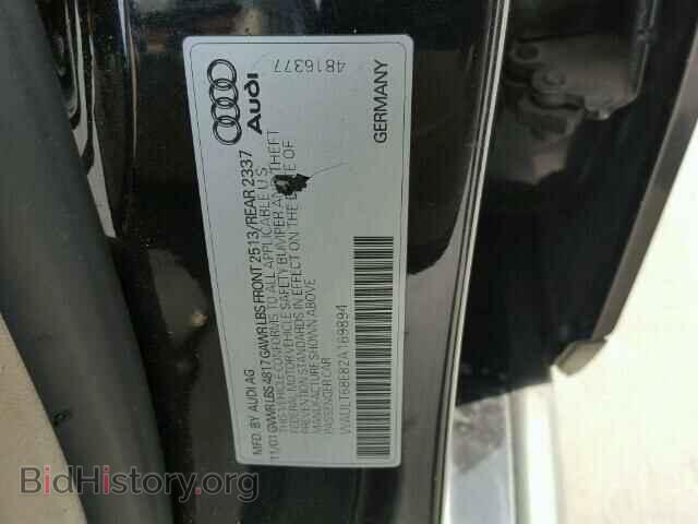 2002 AUDI A4 - VIN: WAULT68E82A169894 - Фото 10