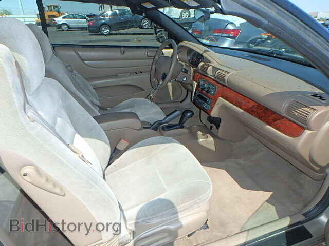 2002 CHRYSLER SEBRING - VIN: 1C3EL45R42N345764 - Фото 5