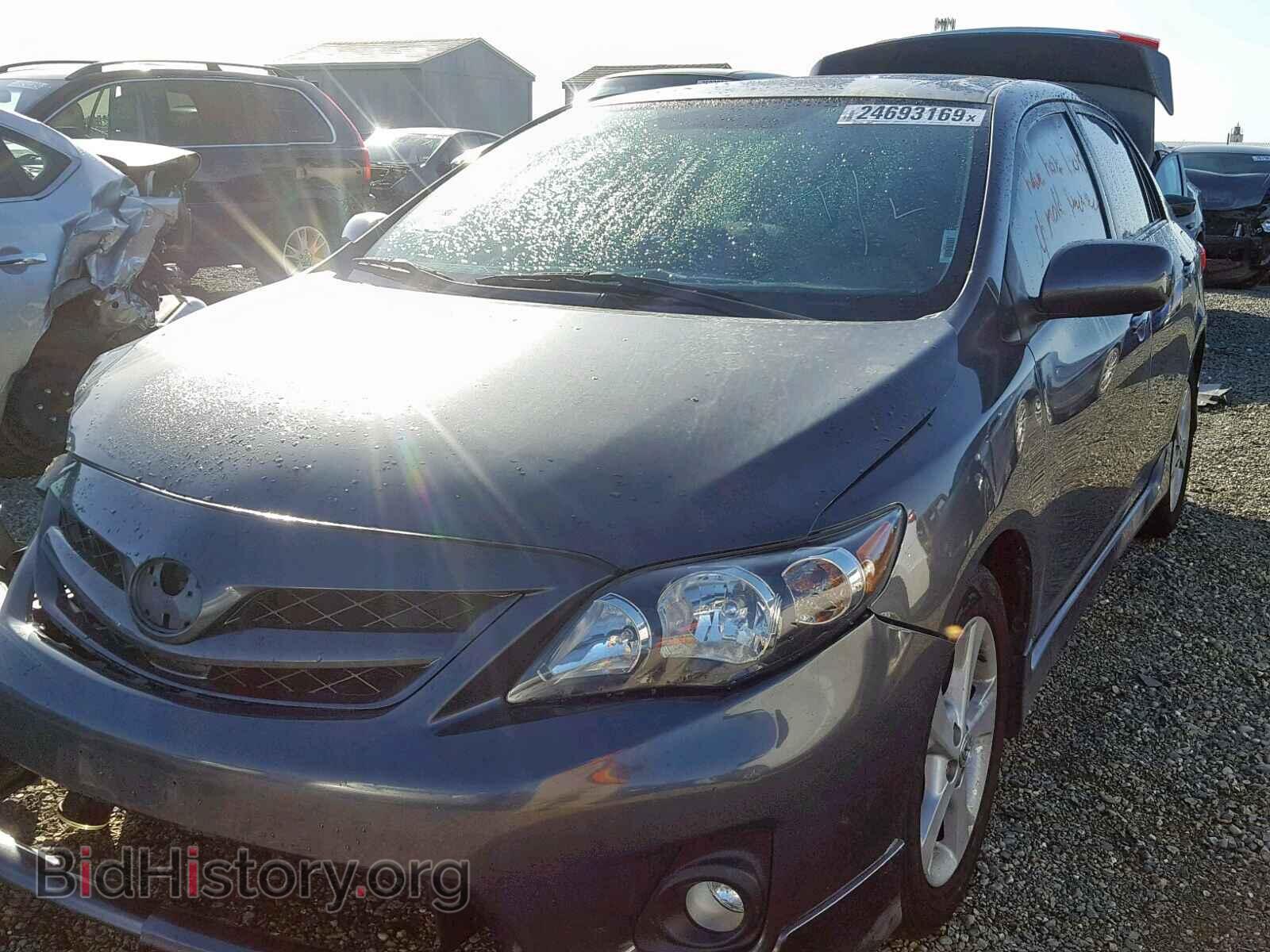 2011 TOYOTA COROLLA BA - VIN: 2T1BU4EE2BC671834 - Фото 2