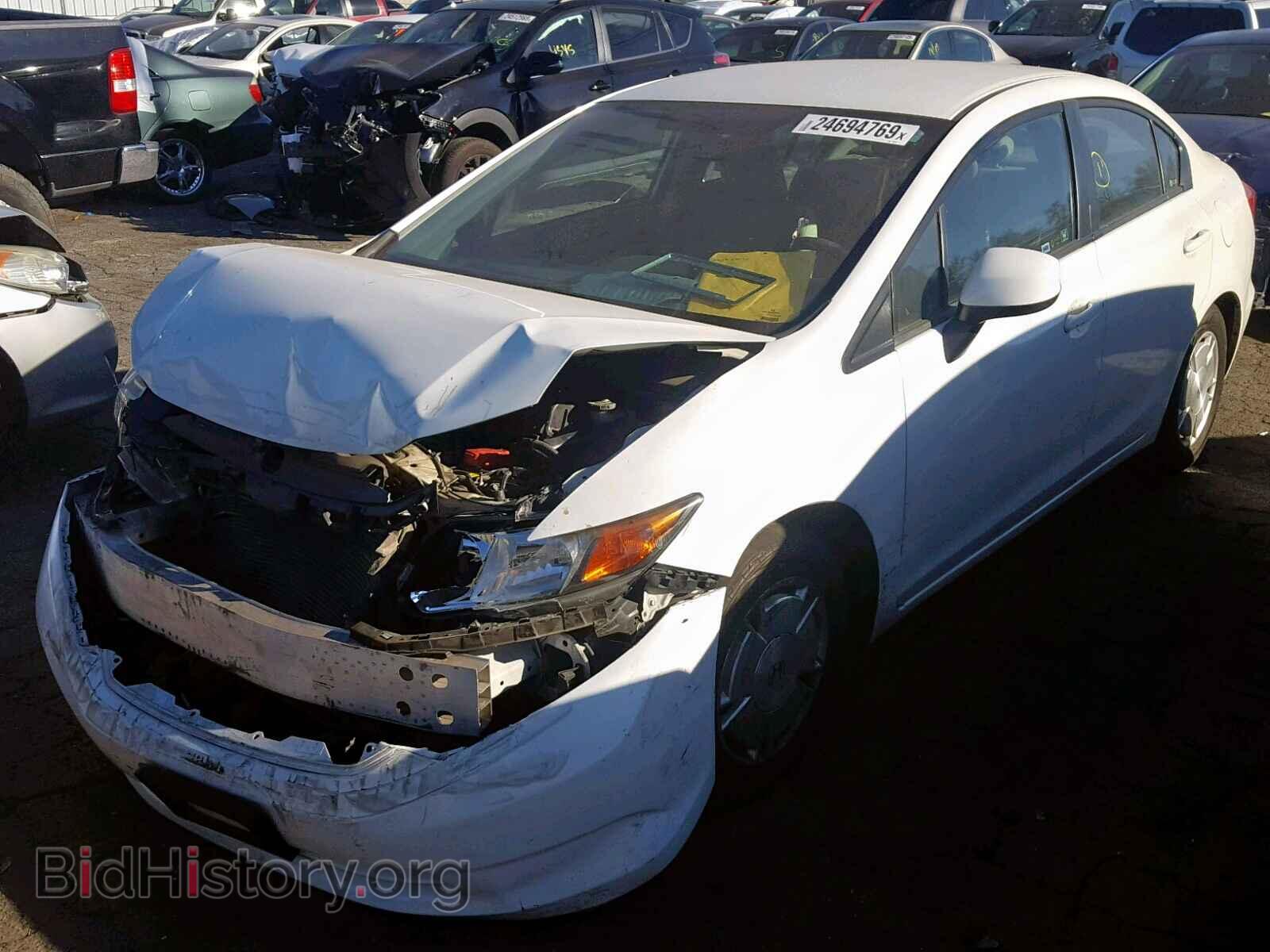 2012 HONDA CIVIC - VIN: 2HGFB2F69CH552951 - Фото 2