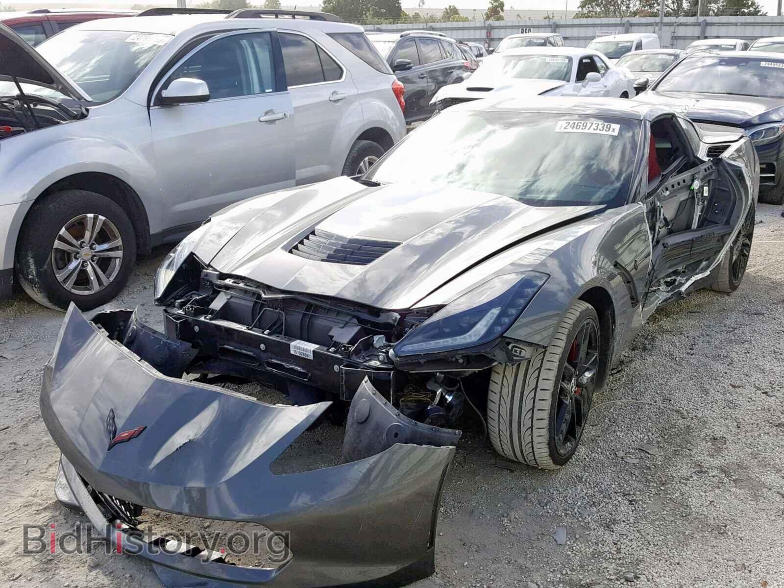 2015 CHEVROLET CORVETTE - VIN: 1G1YJ2D77F5121647 - Фото 2