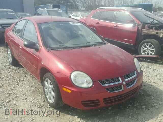 Фотография 1B3ES56CX5D279084 - DODGE NEON 2005