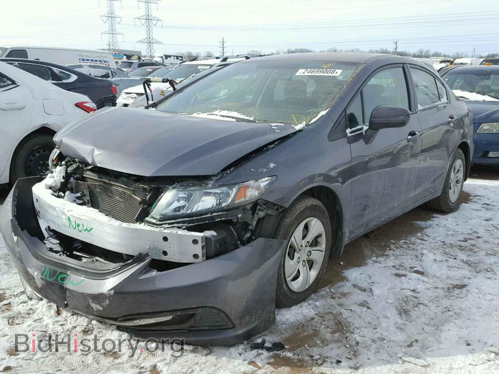 2014 HONDA CIVIC - VIN: 19XFB2F5XEE054326 - Фото 2