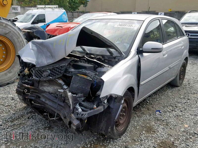 2011 Kia RIO BASE (VIN KNADH5A36B6827501) — фото 2 из 10