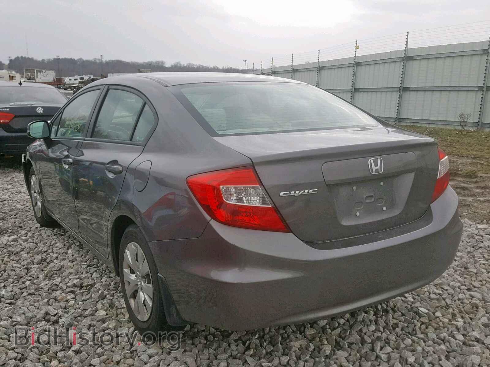 2012 HONDA CIVIC LX - VIN: 19XFB2F59CE054640 - Фото 3