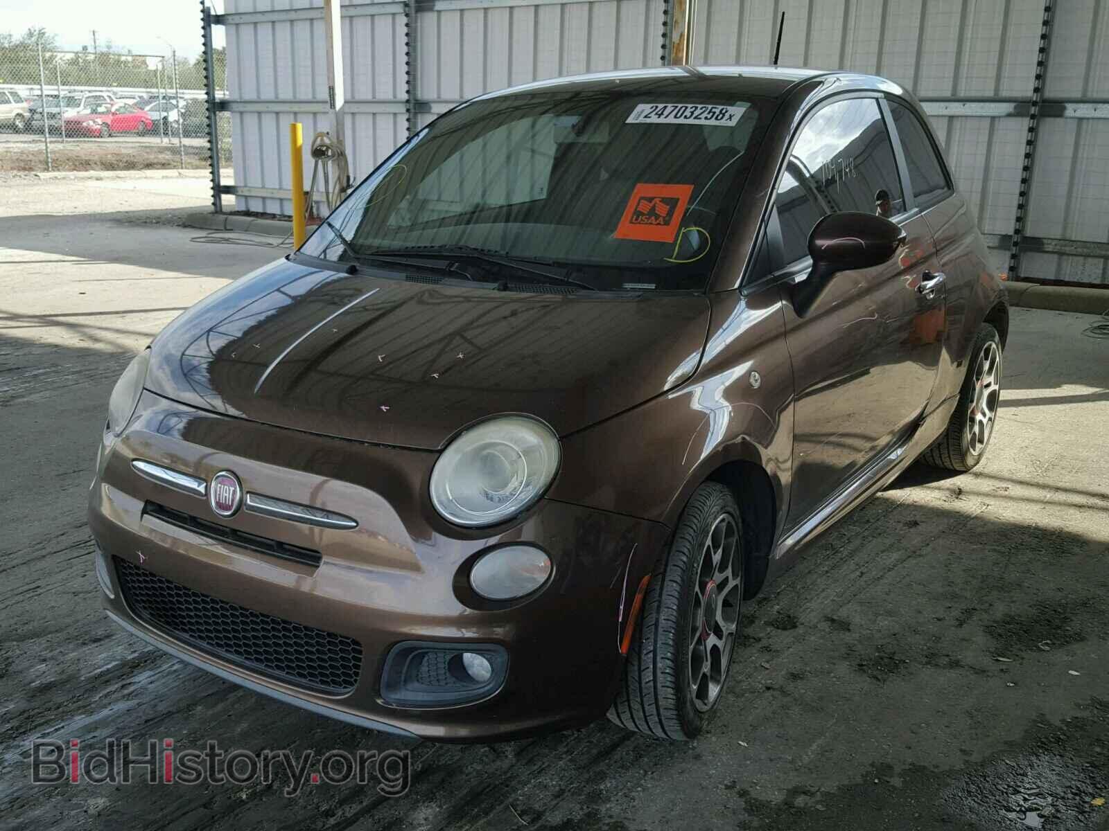 2012 FIAT 500 - VIN: 3C3CFFBR9CT115167 - Фото 2