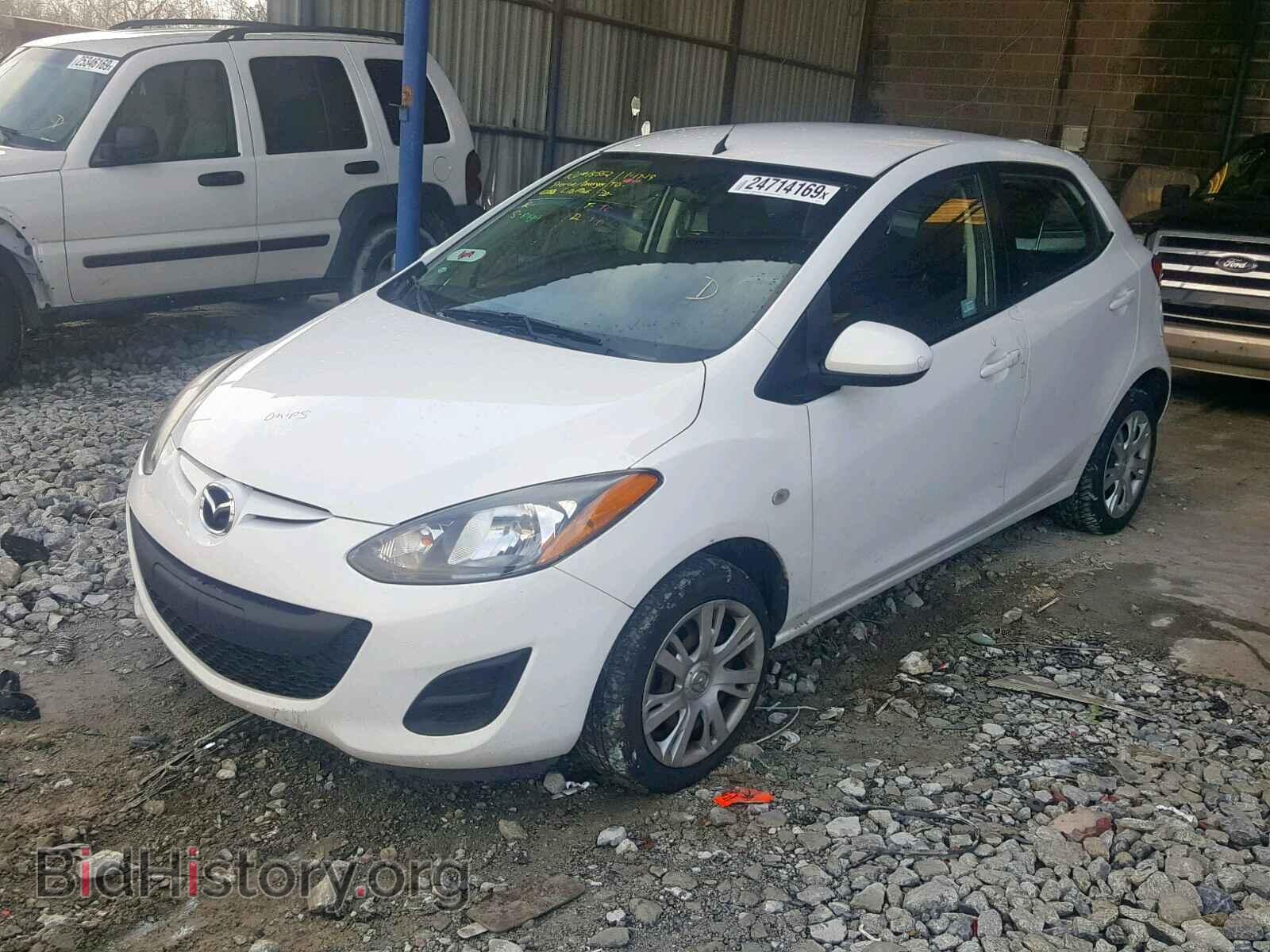 2013 MAZDA 2 - VIN: JM1DE1KY7D0155193 - Фото 2