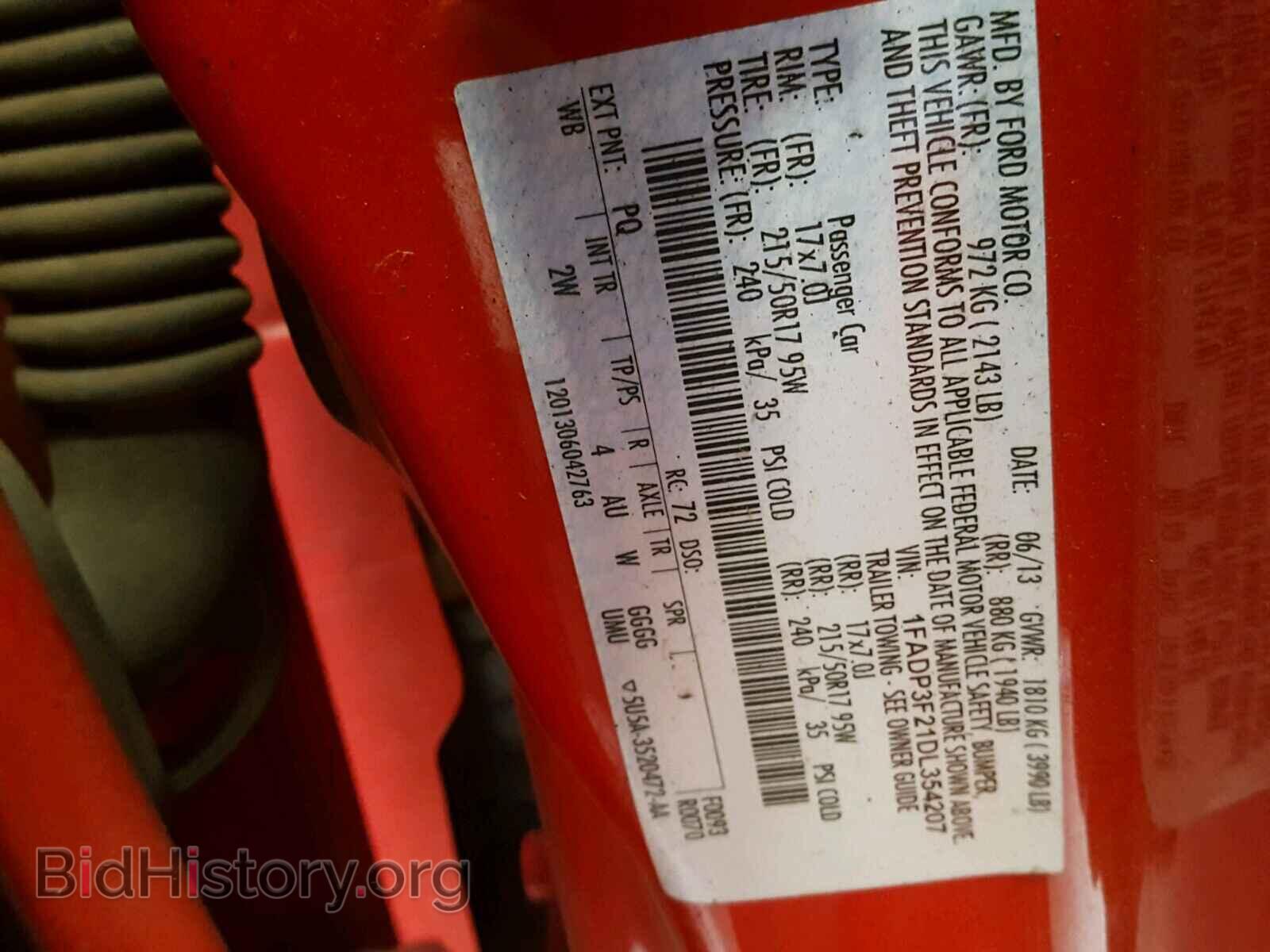 2013 FORD FOCUS - VIN: 1FADP3F21DL354207 - Photo 10