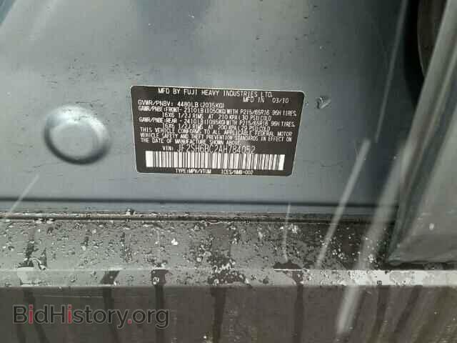 2010 SUBARU FORESTER - VIN: JF2SH6BC2AH784052 - Photo 10