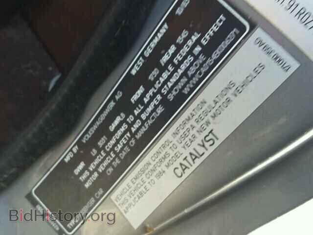 1984 VOLKSWAGEN RABBIT - VIN: WVWCA0154EK006271 - Фото 10