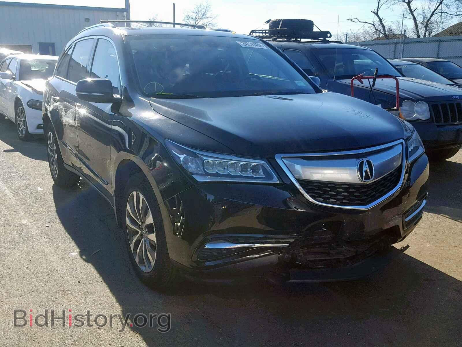 Фотография 5FRYD4H45EB019799 - ACURA MDX 2014