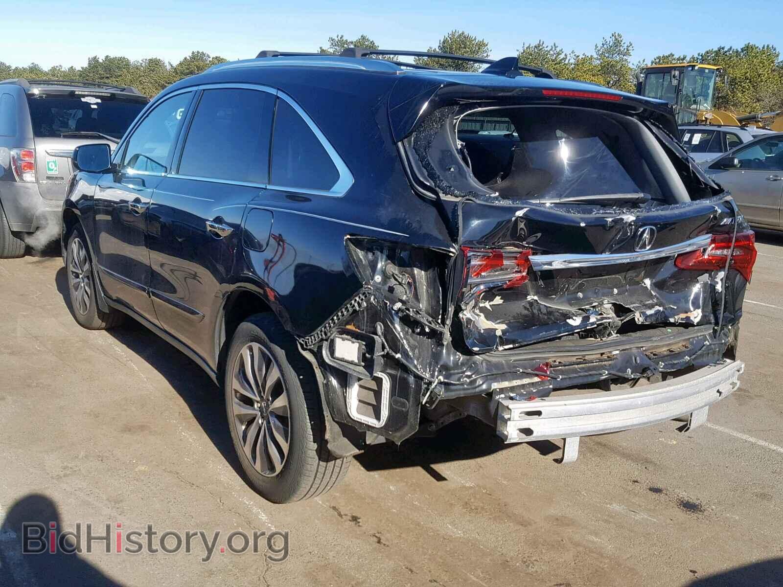 2014 ACURA MDX - VIN: 5FRYD4H45EB019799 - Фото 3