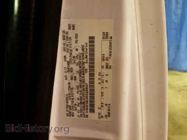 2012 FORD ECONOLINE - VIN: 1FBNE3BL8CDA44927 - Photo 10
