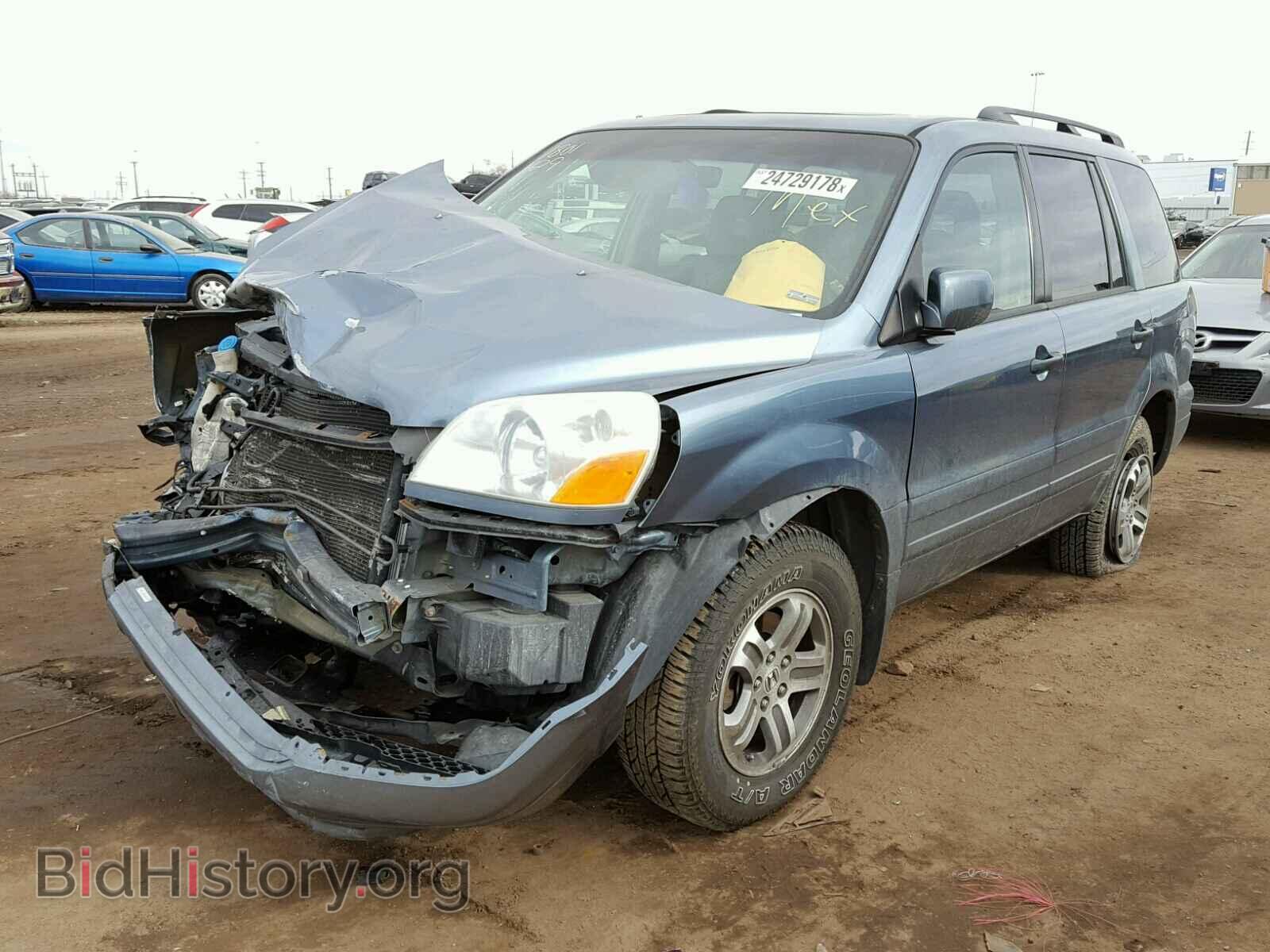 2005 HONDA PILOT - VIN: 2HKYF18525H533677 - Фото 2