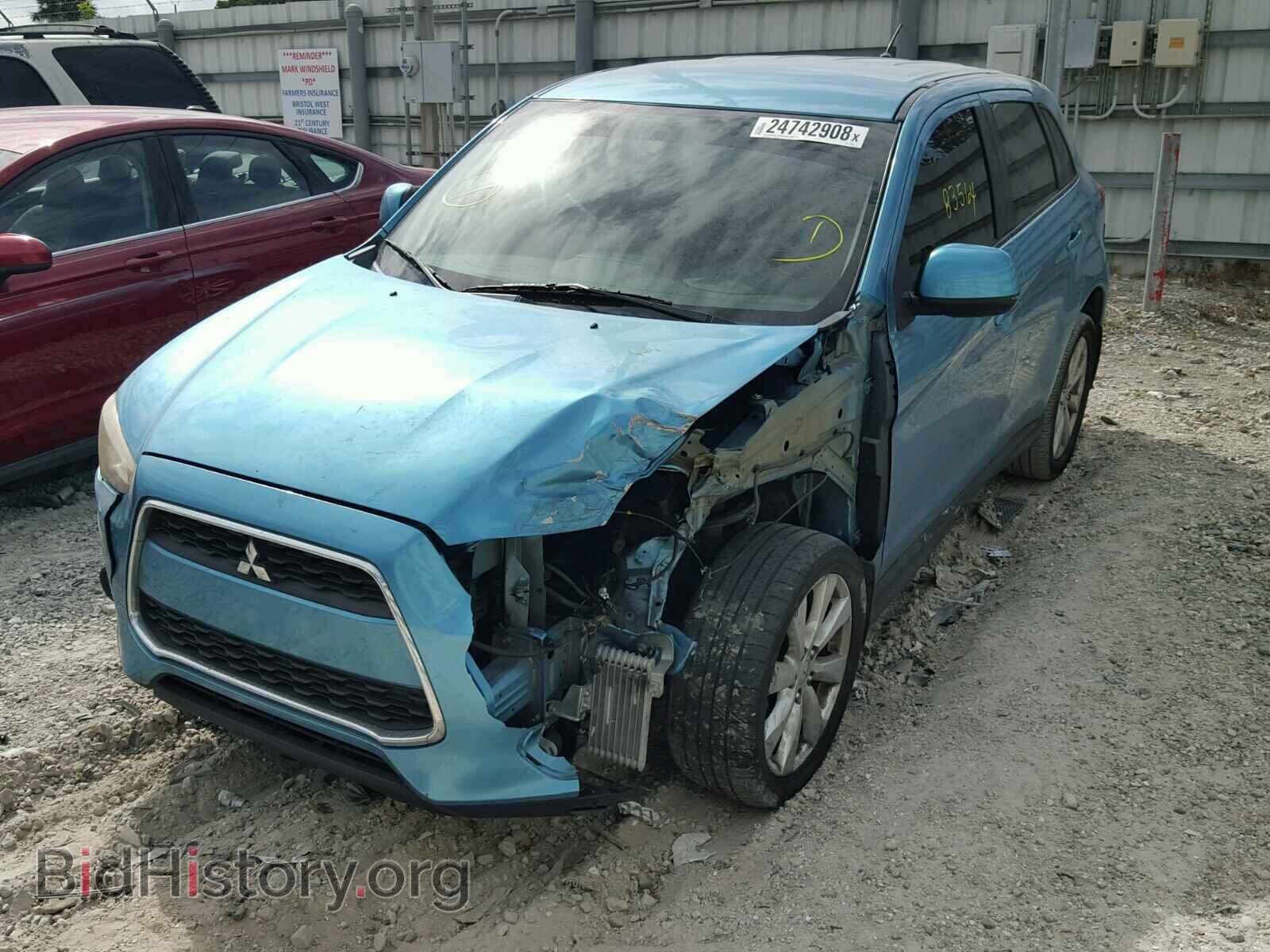 2014 MITSUBISHI OUTLANDER - VIN: 4A4AP3AU2EE009868 - Фото 2