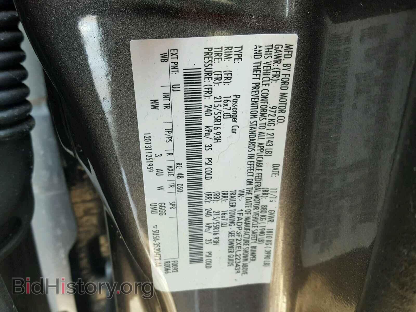 2014 FORD FOCUS - VIN: 1FADP3F2XEL223438 - Photo 10