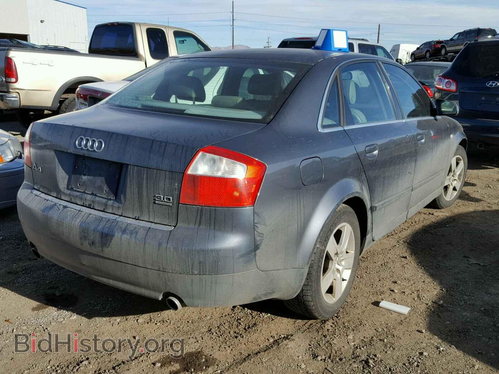 2002 AUDI A4 - VIN: WAULT68E32A310807 - Фото 4