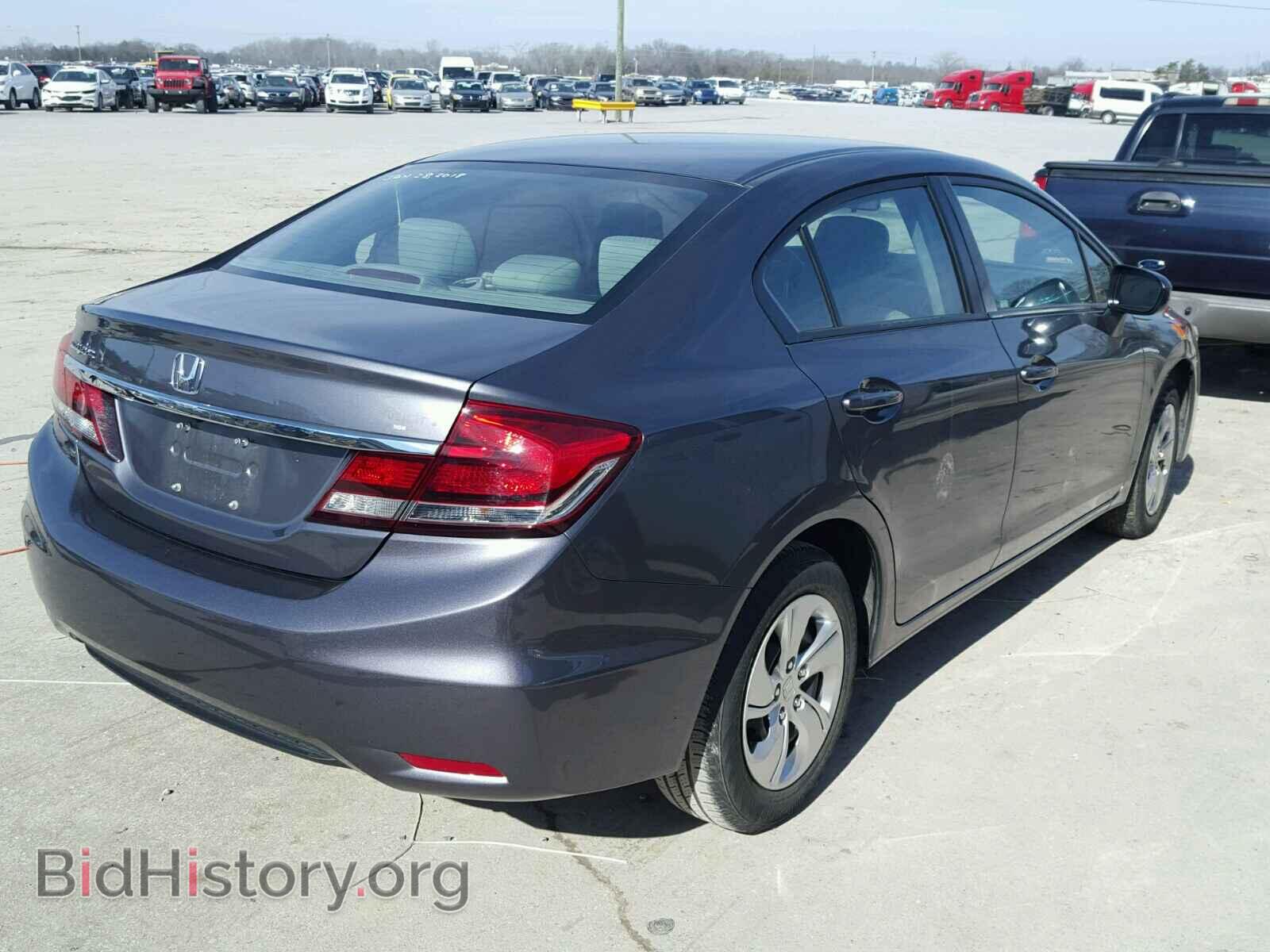 2014 HONDA CIVIC - VIN: 2HGFB2F54EH545187 - Фото 4