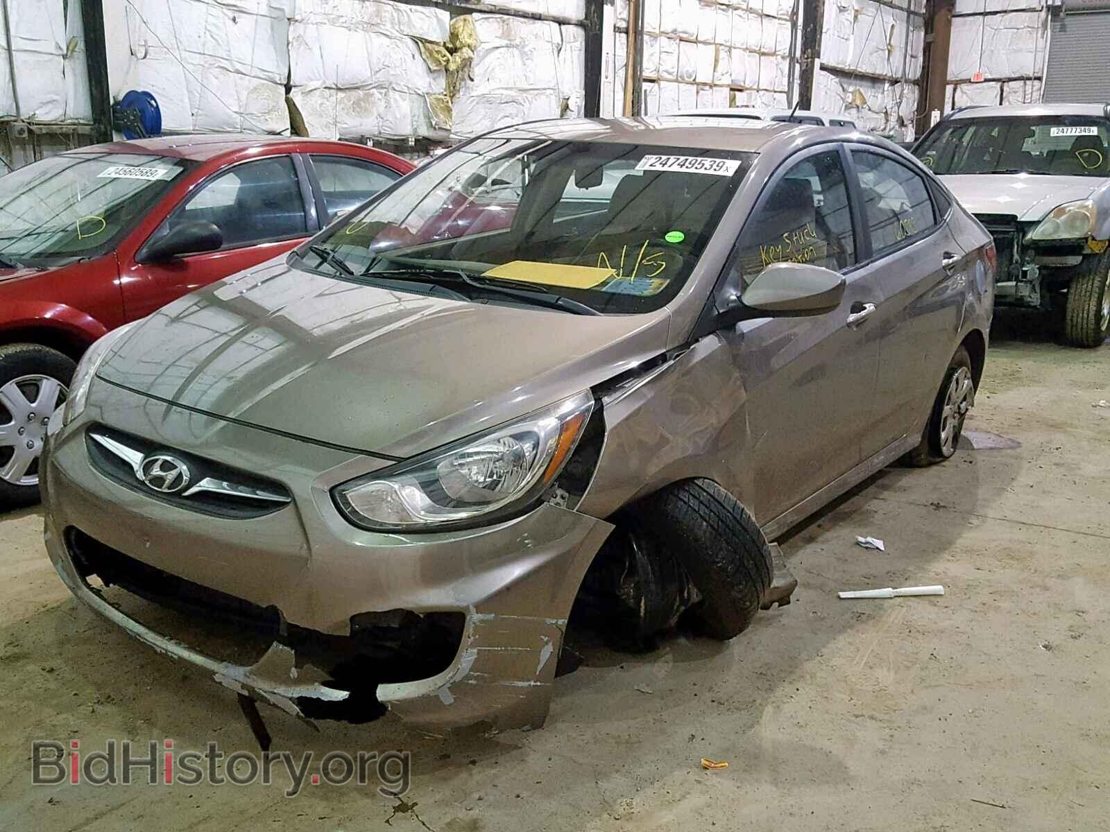 2014 HYUNDAI ACCENT - VIN: KMHCT4AE9EU610335 - Фото 2