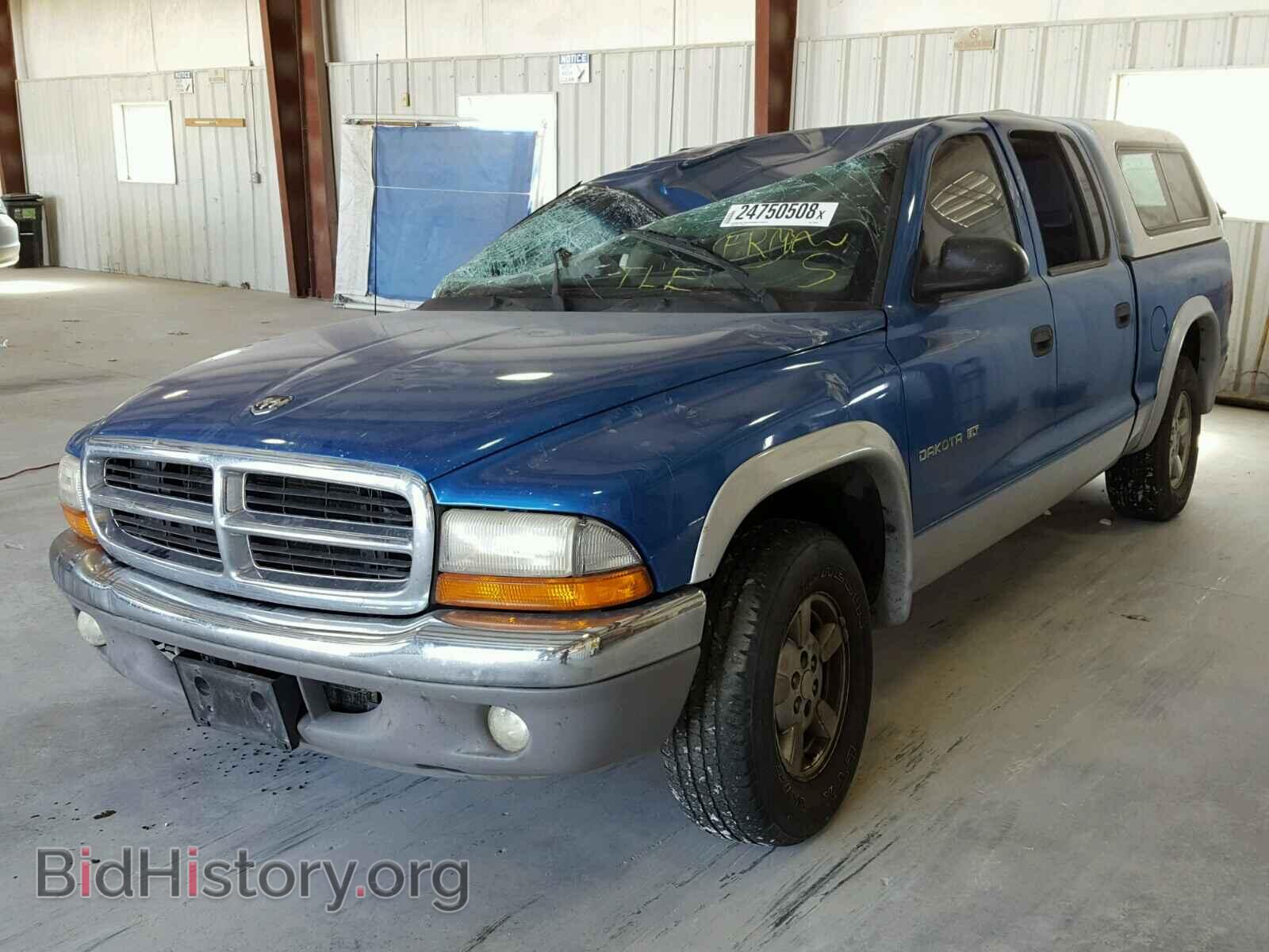 2001 DODGE DAKOTA - VIN: 1B7GL2AN61S184300 - Фото 2