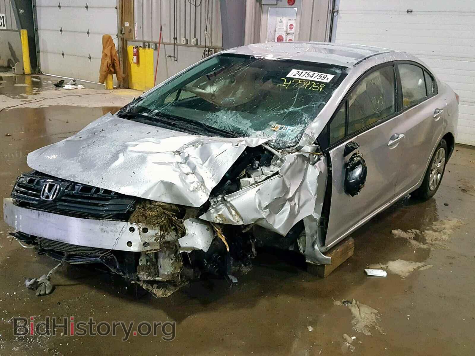 2012 HONDA CIVIC LX - VIN: 19XFB2F53CE340368 - Фото 2