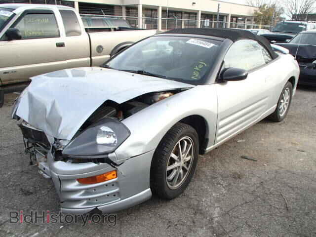 2001 MITSUBISHI ECLIPSE - VIN: 4A3AE35G01E007884 - Фото 2