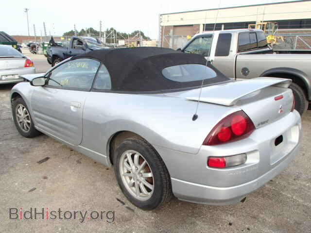 2001 MITSUBISHI ECLIPSE - VIN: 4A3AE35G01E007884 - Фото 3