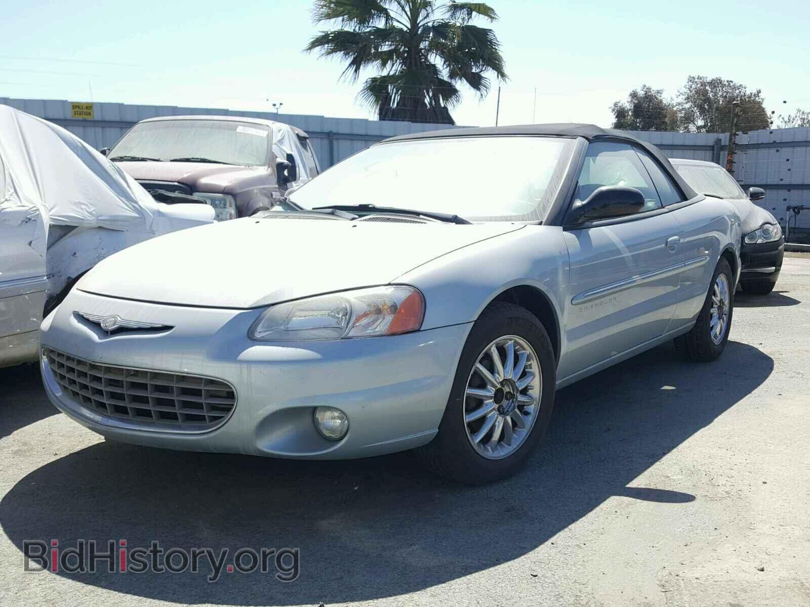 2001 CHRYSLER SEBRING - VIN: 1C3EL65U41N586643 - Фото 2